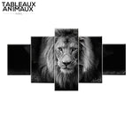 Tableau Lion <br> Noir et Blanc XXL