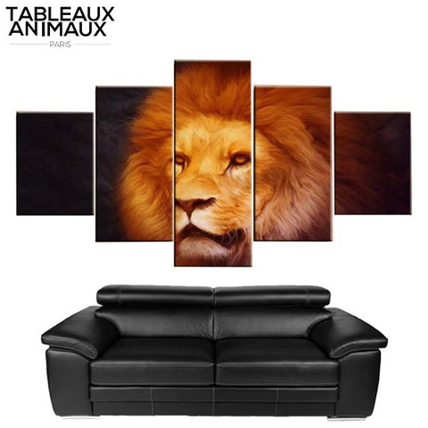 Tableau Lion <br> Grand Format