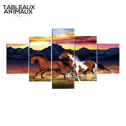 Tableau Cheval <br> Chambre Fille