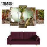 Tableau Paon Toile